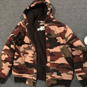 Thrifted Walls Tough Wear heavy jacket - camo